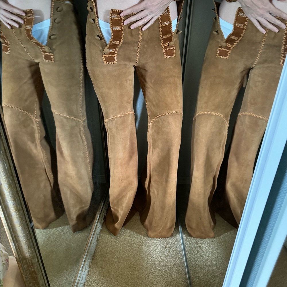 North Beach Leather bell bottom suit - Picture 8 of 12